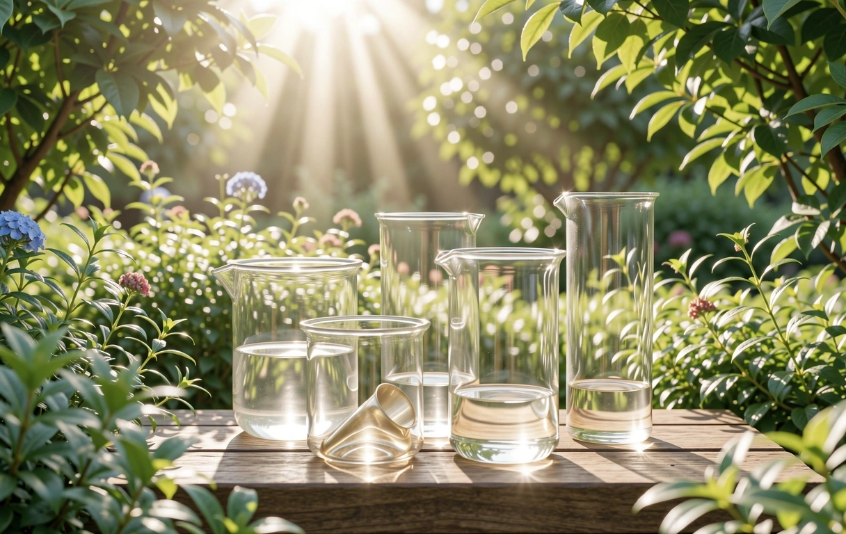 Pure natural ingredients focus